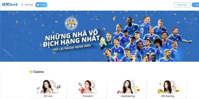 Nhà cái uy tín 83 8XBET - Sân chơi cá cược trực tuyến nên thử