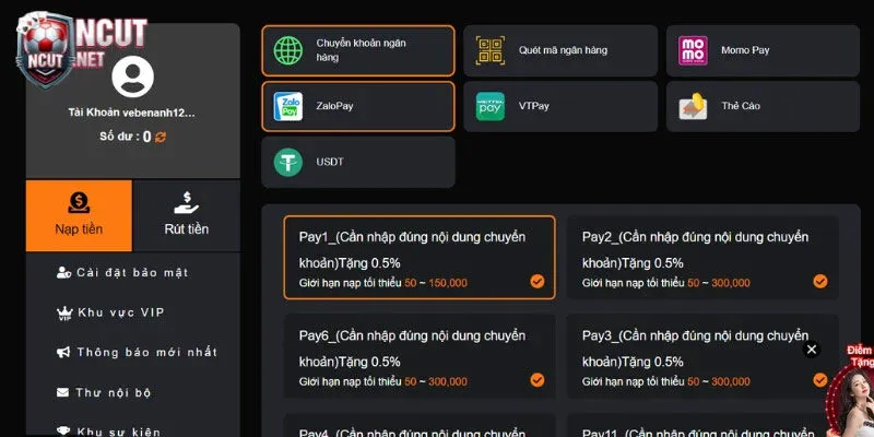 23Win - Trang Chủ Nhà Cái Cá Cược Uy Tín Số #1 Châu Á 6 Hướng dẫn nạp vốn cược vào nhà cái nhanh
